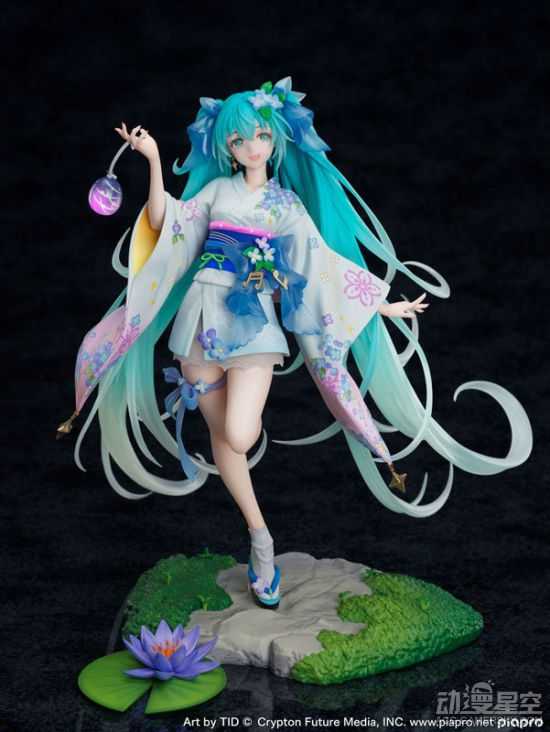 初音未来盛夏烟火手办 短打浴衣别具风情