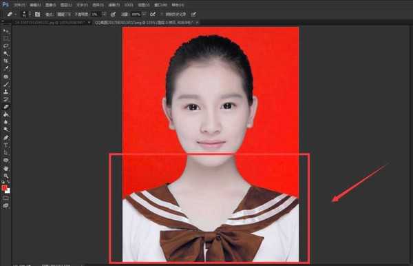 ps怎么给证件照换底色？PS快速把证件照蓝底换红底教程